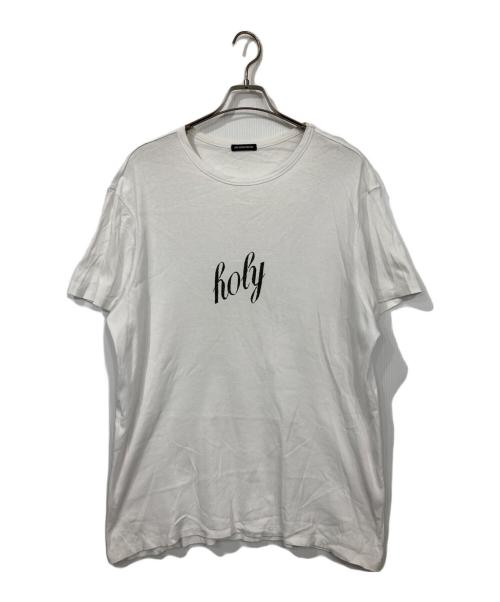 ANN DEMEULEMEESTER（アンドゥムルメステール）ANN DEMEULEMEESTER (アンドゥムルメステール) BAPTIST STANDARD T-SHIRT ホワイト サイズ:46の古着・服飾アイテム