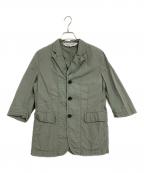 COMME des GARCONS COMME des GARCONSコムデギャルソン コムデギャルソン）の古着「半袖ドッキングジャケット」｜グリーン
