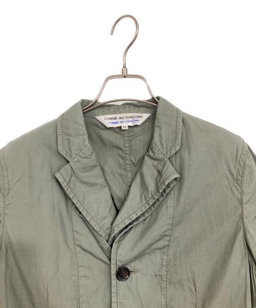 COMME des GARCONS COMME des GARCONS（コムデギャルソン コムデギャルソン）COMME des GARCONS COMME des GARCONS (コムデギャルソン コムデギャルソン) 半袖ドッキングジャケット グリーン サイズ:SIZE Mの古着・服飾アイテム
