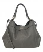 COACHコーチ）の古着「2WAYショルダーバッグ」｜グレー