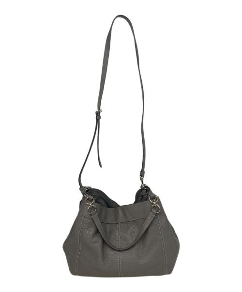 COACH（コーチ）COACH (コーチ) 2WAYショルダーバッグ グレーの古着・服飾アイテム