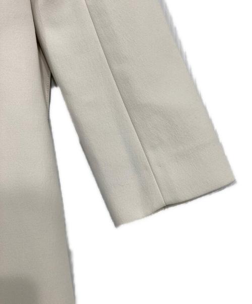 TIARA（ティアラ）TIARA (ティアラ) ノーカラーコート ホワイト サイズ:SIZE 3の古着・服飾アイテム