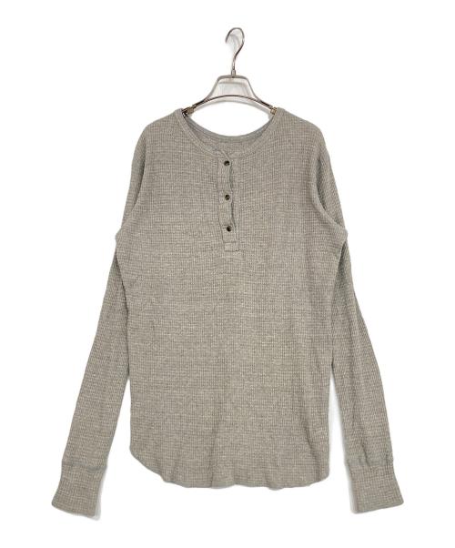 GOOD GRIEF!（グッドグリーフ）GOOD GRIEF! (グッドグリーフ) ヘンリーネックカットソー グレー サイズ:Fの古着・服飾アイテム