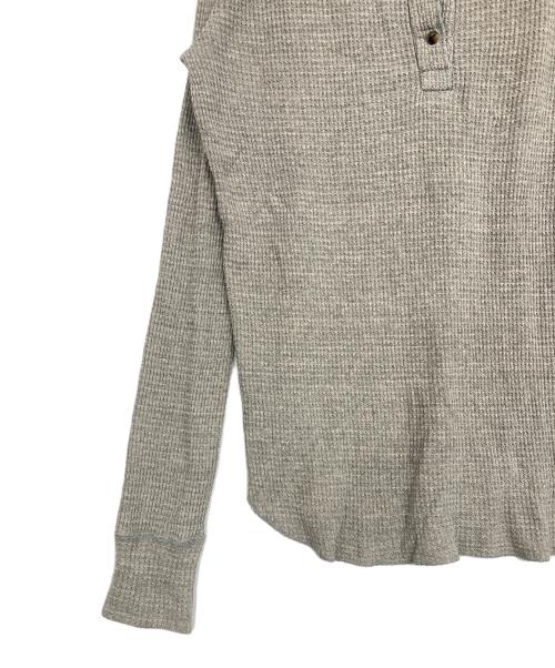 GOOD GRIEF!（グッドグリーフ）GOOD GRIEF! (グッドグリーフ) ヘンリーネックカットソー グレー サイズ:Fの古着・服飾アイテム