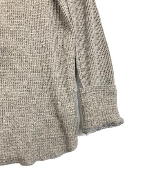 GOOD GRIEF!（グッドグリーフ）GOOD GRIEF! (グッドグリーフ) ヘンリーネックカットソー グレー サイズ:Fの古着・服飾アイテム