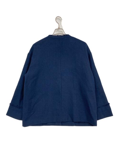 CLOCHE（クロシェ）CLOCHE (クロシェ) ツイードジャケット ネイビー サイズ:02の古着・服飾アイテム
