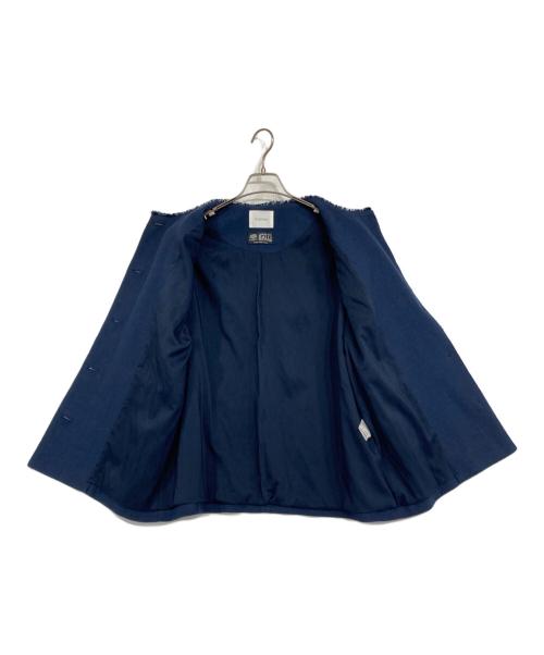 CLOCHE（クロシェ）CLOCHE (クロシェ) ツイードジャケット ネイビー サイズ:02の古着・服飾アイテム