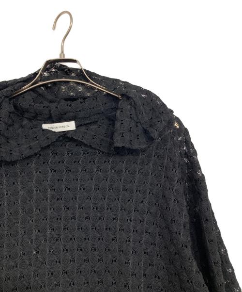 TENDER PERSON（テンダ―パーソン）TENDER PERSON (テンダ―パーソン) シアーワンピース ブラック サイズ:00の古着・服飾アイテム
