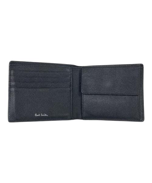 PAUL SMITH（ポールスミス）PAUL SMITH (ポールスミス) 2つ折り財布 ブラックの古着・服飾アイテム