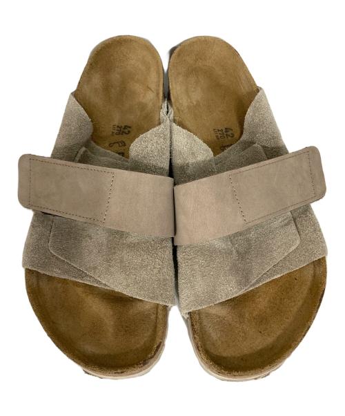 BIRKENSTOCK（ビルケンシュトック）BIRKENSTOCK (ビルケンシュトック) Kyoto サンダル ベージュ サイズ:42の古着・服飾アイテム