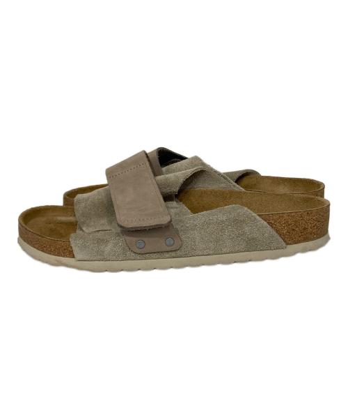 BIRKENSTOCK（ビルケンシュトック）BIRKENSTOCK (ビルケンシュトック) Kyoto サンダル ベージュ サイズ:42の古着・服飾アイテム