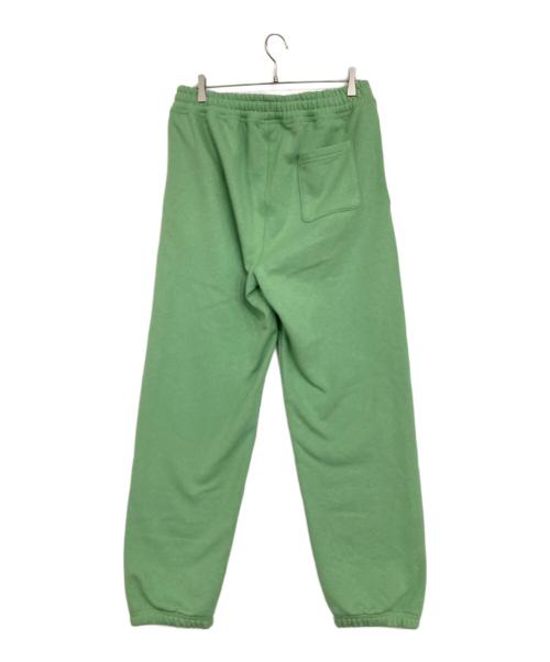 stussy（ステューシー）stussy (ステューシー) STOCK LOGO SWEATPANT グリーン サイズ:Mの古着・服飾アイテム