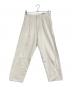 YAECA（ヤエカ）の古着「タックパンツ」｜ホワイト