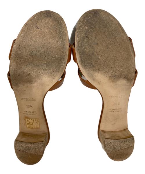 HERMES（エルメス）HERMES (エルメス) Oasis sandal ブラウン サイズ: 39 1/2の古着・服飾アイテム