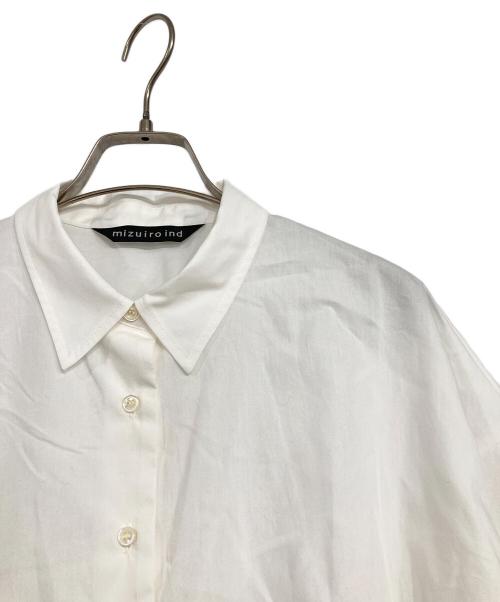 mizuiro-ind（ミズイロインド）mizuiro-ind (ミズイロインド) 半袖シャツ ホワイト サイズ:表記無しの古着・服飾アイテム
