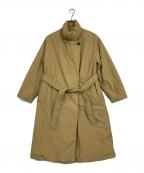 nano・universe×NISHIKAWA DOWNナノ・ユニバース×ニシカワダウン）の古着「ベルテッドコートダウン」｜ベージュ