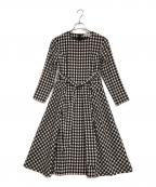 Leilianレリアン）の古着「ワンピース」｜ホワイト×ブラック