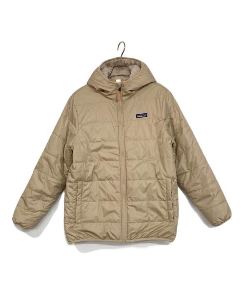 Patagonia（パタゴニア）Patagonia (パタゴニア) キッズ・リバーシブル・レディ・フレディ・フーディ ベージュ サイズ:XL14の古着・服飾アイテム