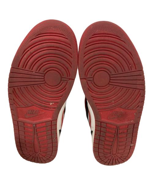 NIKE（ナイキ）NIKE (ナイキ) Air Jordan 1 Mid レッド×ブラック サイズ:27.0の古着・服飾アイテム