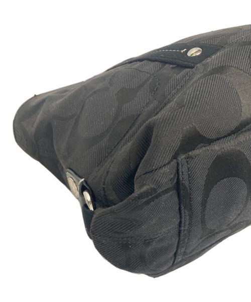 COACH（コーチ）COACH (コーチ) シグネチャー2WAYバッグ ブラックの古着・服飾アイテム