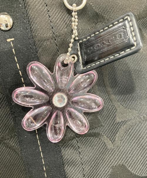 COACH（コーチ）COACH (コーチ) シグネチャー2WAYバッグ ブラックの古着・服飾アイテム