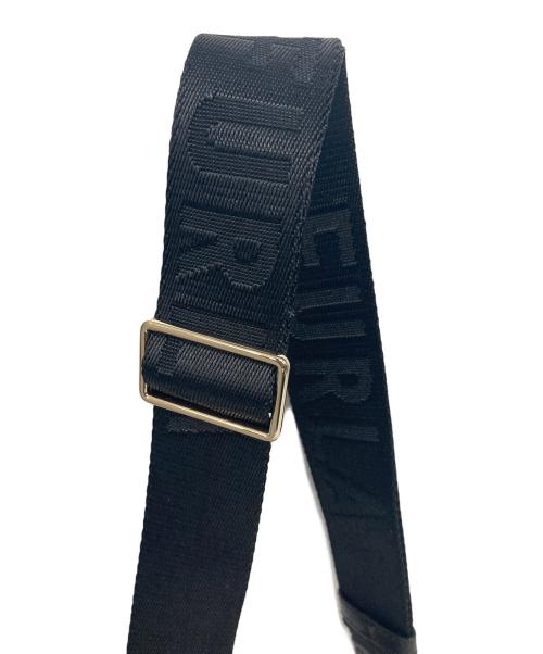 FURLA（フルラ）FURLA (フルラ) バイカラーショルダーバッグ ベージュ×ブラックの古着・服飾アイテム