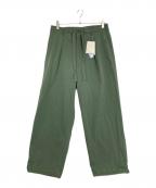 JOURNAL STANDARDジャーナルスタンダード）の古着「クールドッツ ピグメント オーバーパンツ」｜グリーン