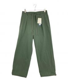 JOURNAL STANDARD（ジャーナルスタンダード）の古着「クールドッツ ピグメント オーバーパンツ」｜グリーン