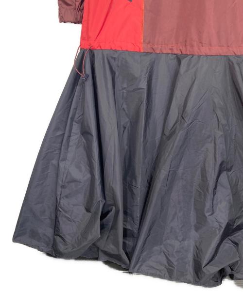 nagonstans（ナゴンスタンス）nagonstans (ナゴンスタンス) mountain dress レッド×グレー サイズ:Sの古着・服飾アイテム