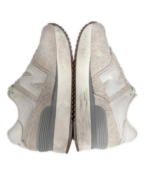 NEW BALANCE（ニューバランス）NEW BALANCE (ニューバランス) WL574ZQD ホワイト サイズ:23.5の古着・服飾アイテム