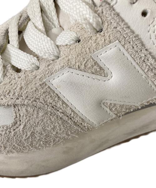 NEW BALANCE（ニューバランス）NEW BALANCE (ニューバランス) WL574ZQD ホワイト サイズ:23.5の古着・服飾アイテム