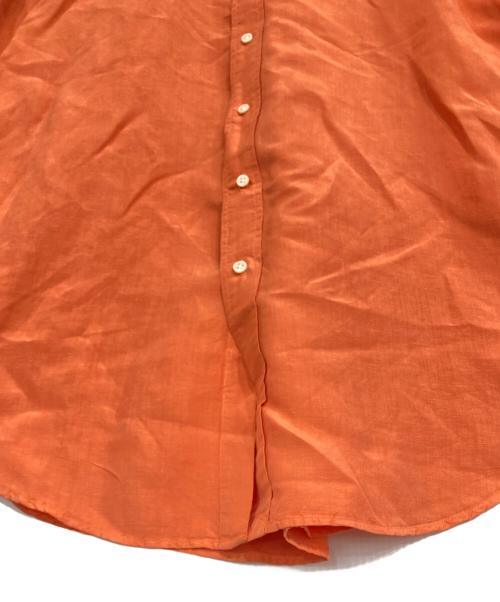 RALPH LAUREN（ラルフローレン）RALPH LAUREN (ラルフローレン) リネンシルク半袖シャツ オレンジ サイズ:XLの古着・服飾アイテム