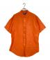 RALPH LAUREN（ラルフローレン）の古着「リネンシルク半袖シャツ」｜オレンジ