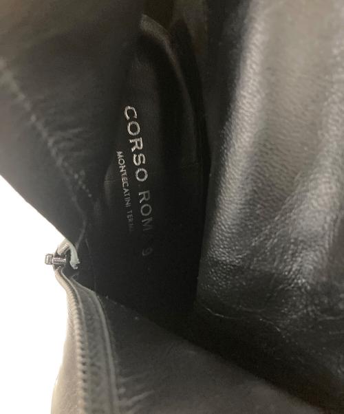 CORSO ROMA 9（コルソローマノーヴェ）CORSO ROMA 9 (コルソローマノーヴェ) ショートブーツ ブラック サイズ:36の古着・服飾アイテム
