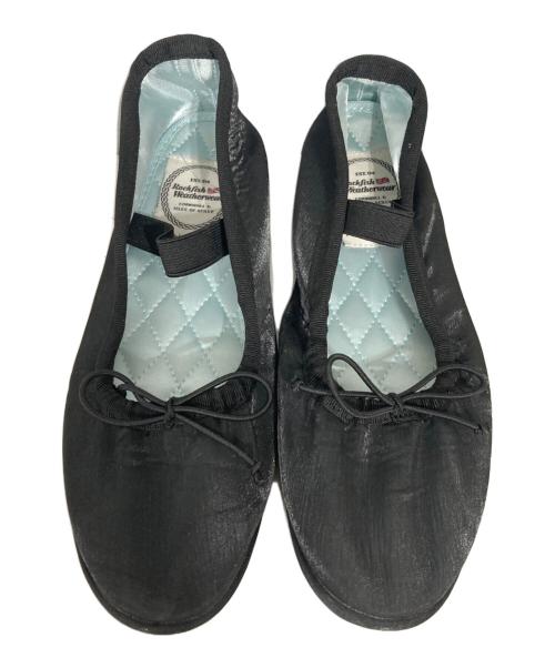 Rockfish Weatherwear（ロックフィッシュウェザーウェア）ROCKFISH WEATHERWEAR (ロックフィッシュウェザーウェア) BELLA RIBBON FLATシューズ ブラック サイズ:UK5.5の古着・服飾アイテム