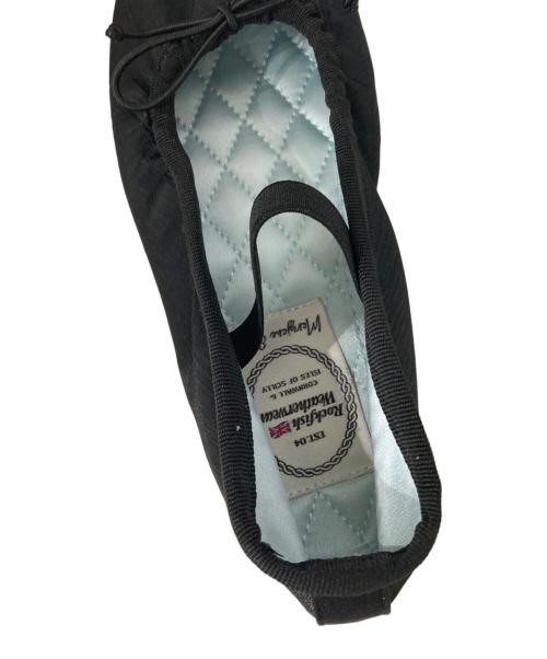 Rockfish Weatherwear（ロックフィッシュウェザーウェア）ROCKFISH WEATHERWEAR (ロックフィッシュウェザーウェア) BELLA RIBBON FLATシューズ ブラック サイズ:UK5.5の古着・服飾アイテム