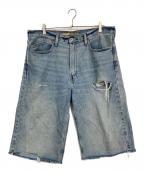 LEVI'Sリーバイス）の古着「バギーショーツ デニムパンツ」｜インディゴ