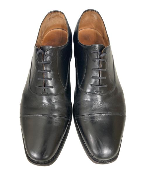 SCOTCH GRAIN（スコッチグレイン）SCOTCH GRAIN (スコッチグレイン) ストレートチップシューズ ブラック サイズ:251/2の古着・服飾アイテム