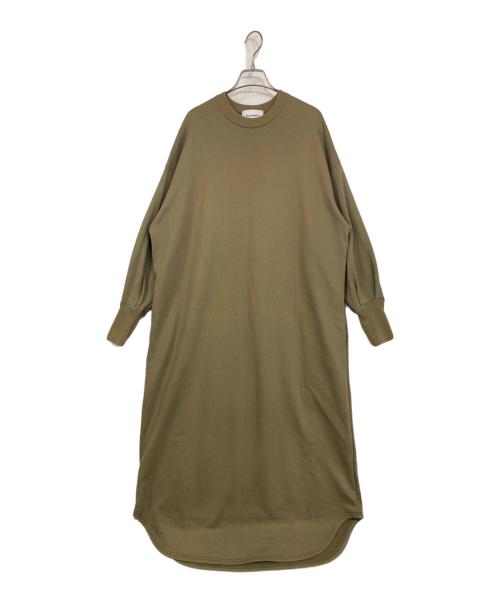 FILL THE BILL（フィルザビル）FILL THE BILL (フィルザビル) スウェットワンピース カーキ サイズ:Fの古着・服飾アイテム