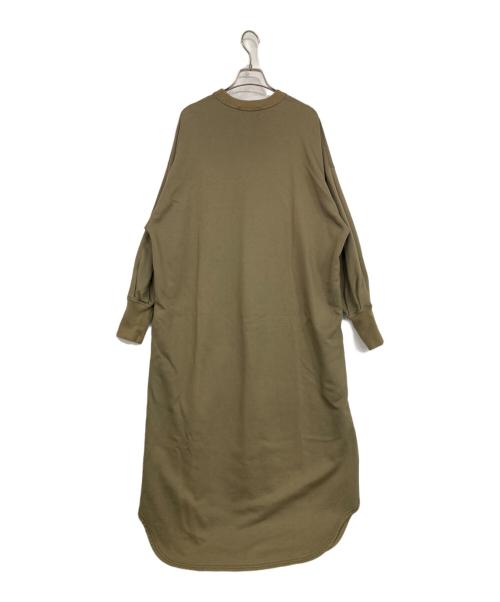 FILL THE BILL（フィルザビル）FILL THE BILL (フィルザビル) スウェットワンピース カーキ サイズ:Fの古着・服飾アイテム