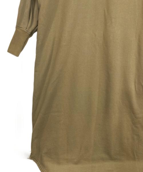 FILL THE BILL（フィルザビル）FILL THE BILL (フィルザビル) スウェットワンピース カーキ サイズ:Fの古着・服飾アイテム