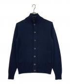 Zanoneザノーネ）の古着「CHIOTO 5ゲージ カーディガン」｜ネイビー