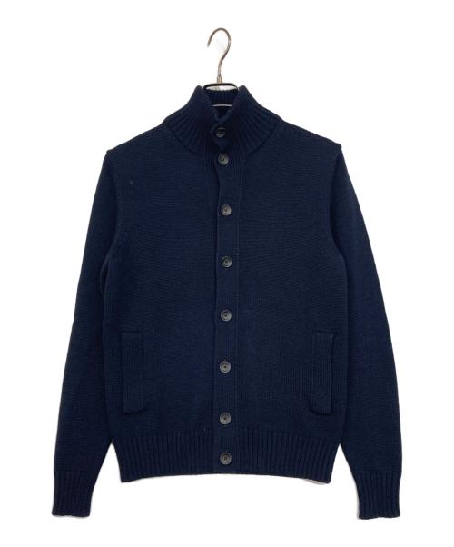 Zanone（ザノーネ）Zanone (ザノーネ) CHIOTO 5ゲージ カーディガン ネイビー サイズ:48の古着・服飾アイテム
