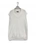 Drawer（ドゥロワー）の古着「ニットベスト」｜ホワイト