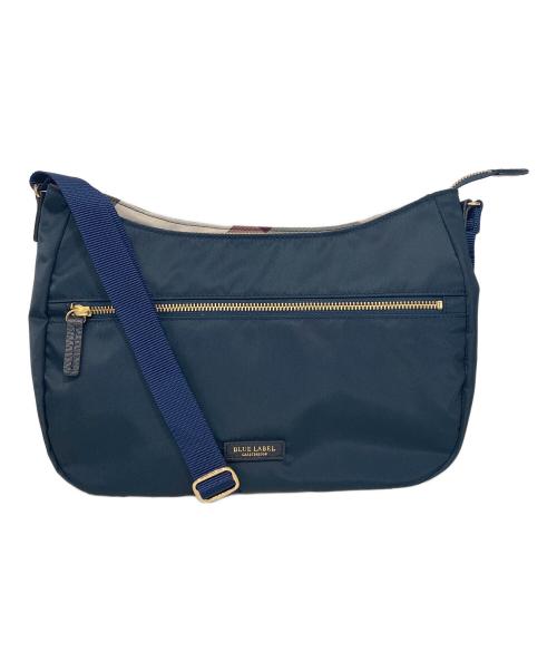 BLUE LABEL CRESTBRIDGE（ブルーレーベルクレストブリッジ）BLUE LABEL CRESTBRIDGE (ブルーレーベルクレストブリッジ) ナイロンショルダーバッグ ネイビーの古着・服飾アイテム