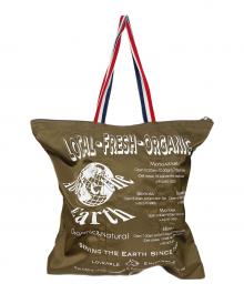 A.D.M.J.（エーディーエムジェイ）の古着「ナイロントートバッグ」｜ブラウン