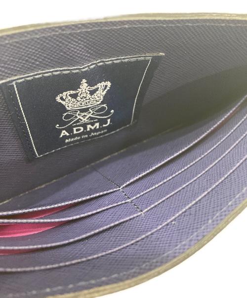 A.D.M.J.（エーディーエムジェイ）A.D.M.J. (エーディーエムジェイ) モーツァルト スリムウォレット ブラックの古着・服飾アイテム