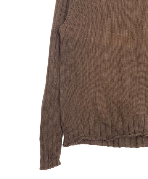 POLO JEANS CO.（ポロジーンズカンパニー）POLO JEANS CO. (ポロジーンズカンパニー) ハーフジップニット ブラウン サイズ:Mの古着・服飾アイテム
