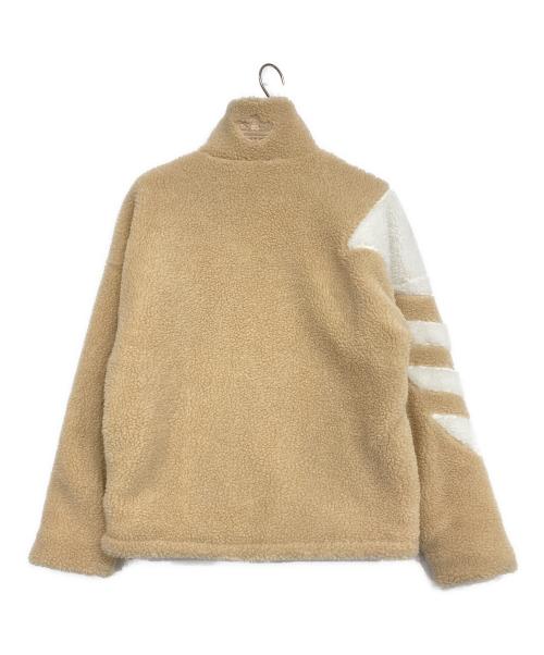 adidas（アディダス）adidas (アディダス) シェルパ トラック ジャケット ベージュ サイズ:Sの古着・服飾アイテム