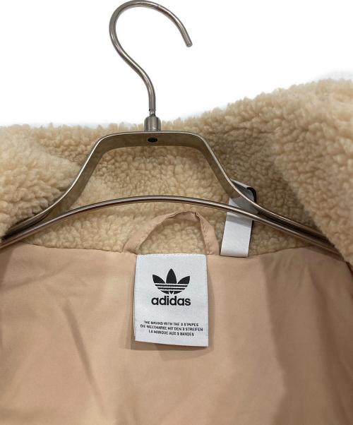 adidas（アディダス）adidas (アディダス) シェルパ トラック ジャケット ベージュ サイズ:Sの古着・服飾アイテム